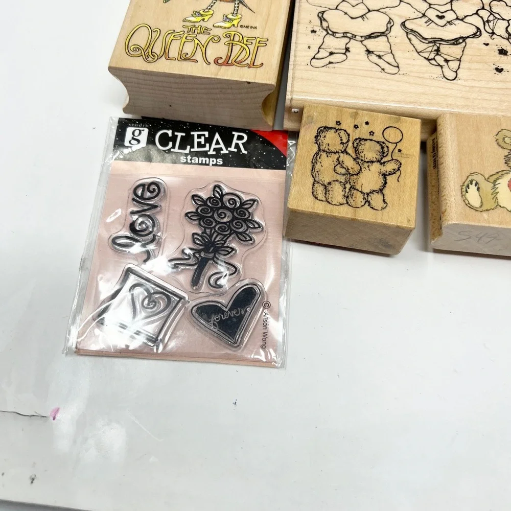 Stampin Up! vintage rubber